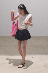 Cotton Lace Flying Sleeve Vest
